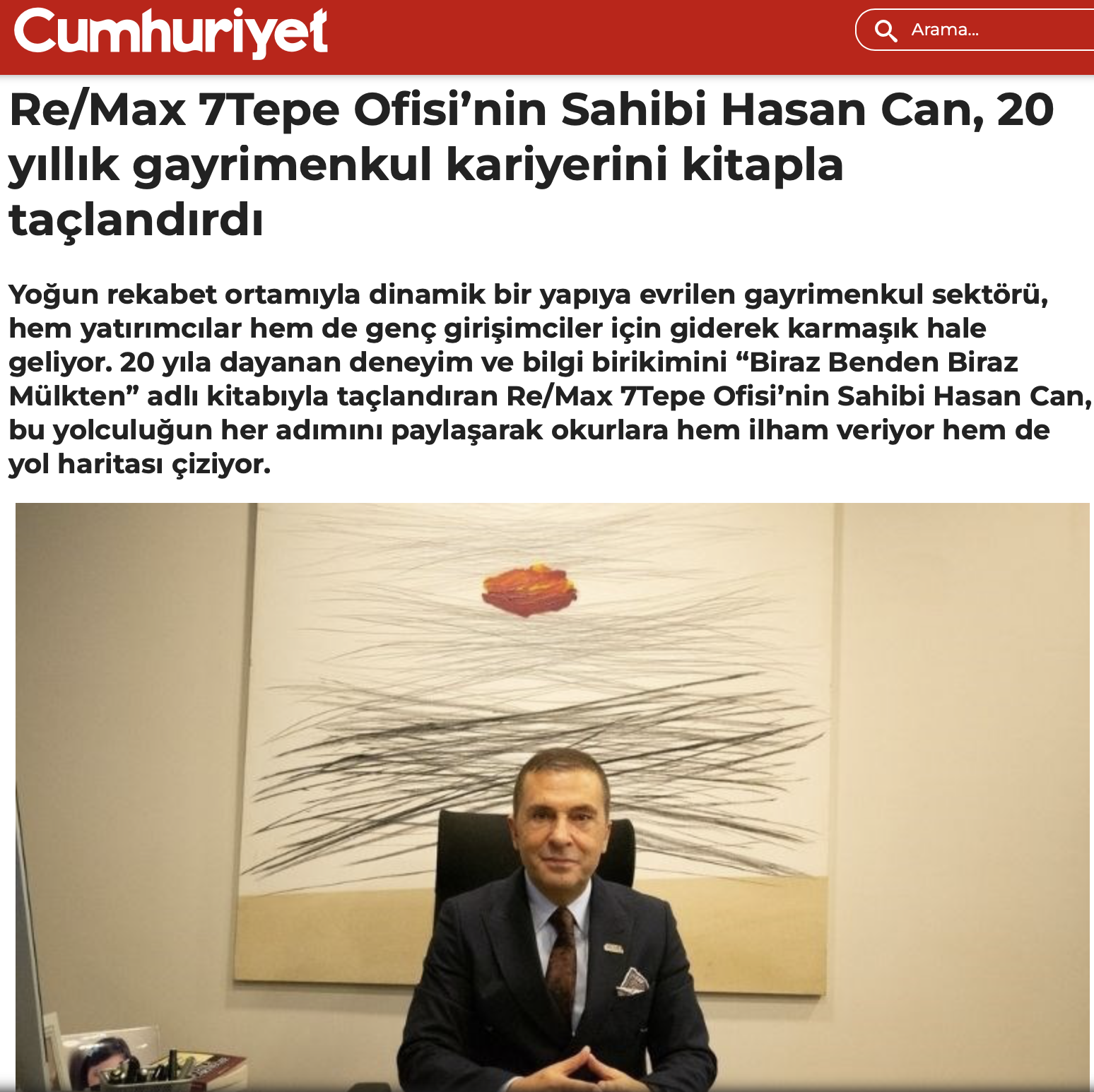 DÜNYANIN EN İYİ EMLAKÇISI HASAN CAN'IN KİTABI ''BİRAZ BENDEN BİRAZ MÜLKTEN''